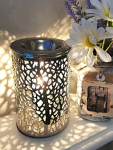 Load image into Gallery viewer, Silver Tree Cut Out Warmer ~x~
