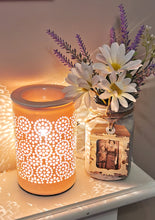 Load image into Gallery viewer, Blush Pink Flower Cut Out Warmer ~x~
